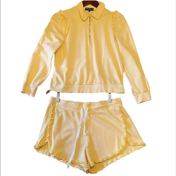 GENERATION LOVE yellow Danielle top & Cici shorts set - Picture 5 of 8